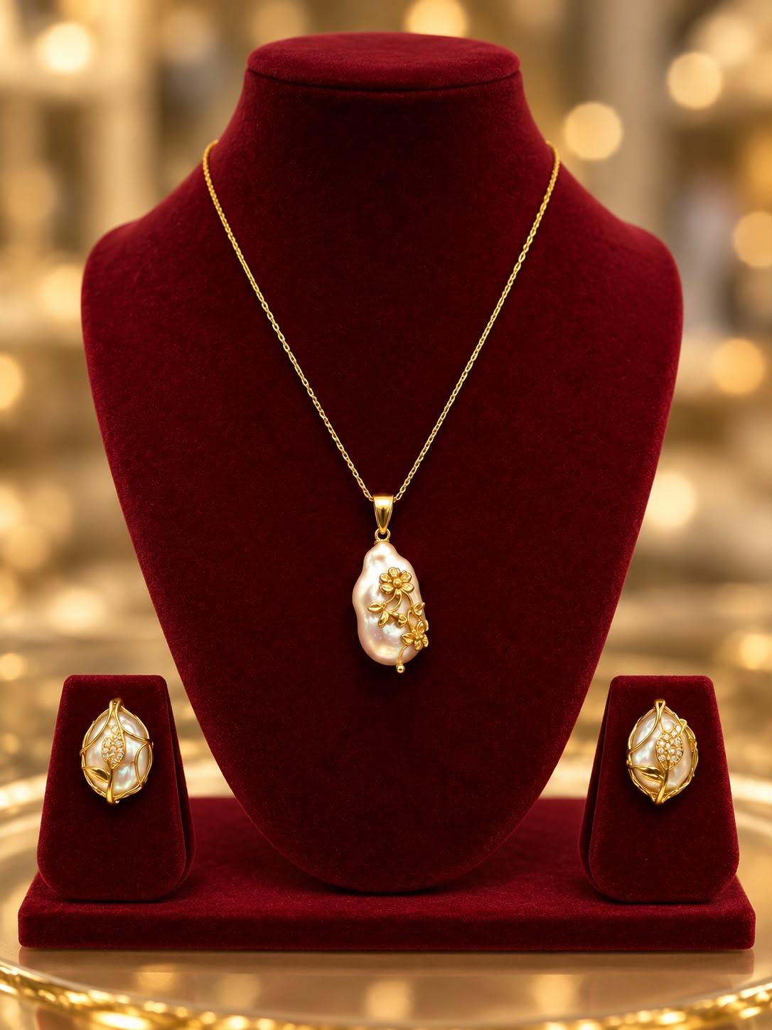 AQ-SSBQ-012 — South Sea pearl setting